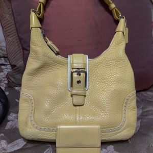 Coach Leather purse and wallet $100 for both